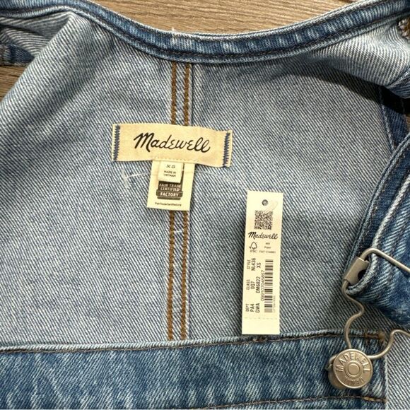 Madewell Blue Denim Dress - Picture 6 of 9